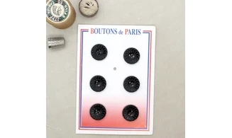 Carte à boutons - Boutons Noirs