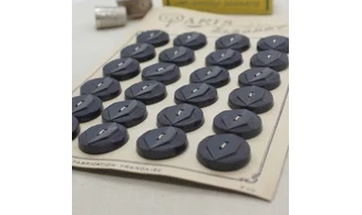 Carte à boutons - Boutons Noirs