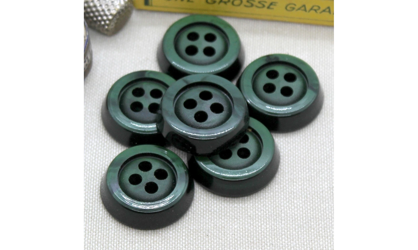Boutons VINTAGE / 26MM / Vert