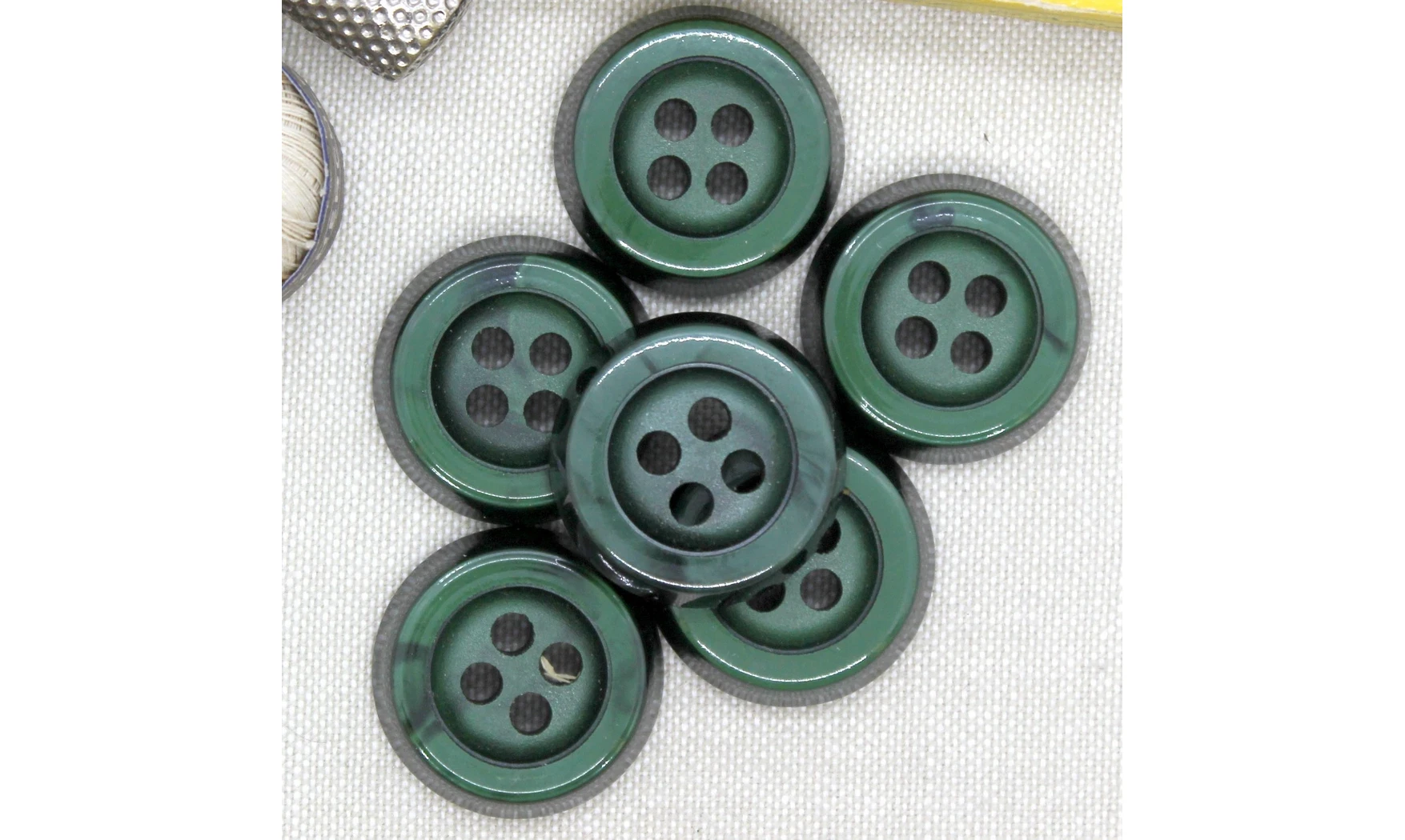 Boutons VINTAGE / 26MM / Vert