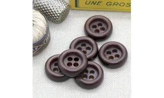 Boutons VINTAGE / 17MM / Brun
