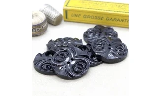 6 boutons / 33,5MM / Noir