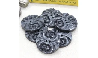 6 boutons / 33,5MM / Gris