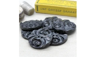 6 boutons / 33,5MM / Gris