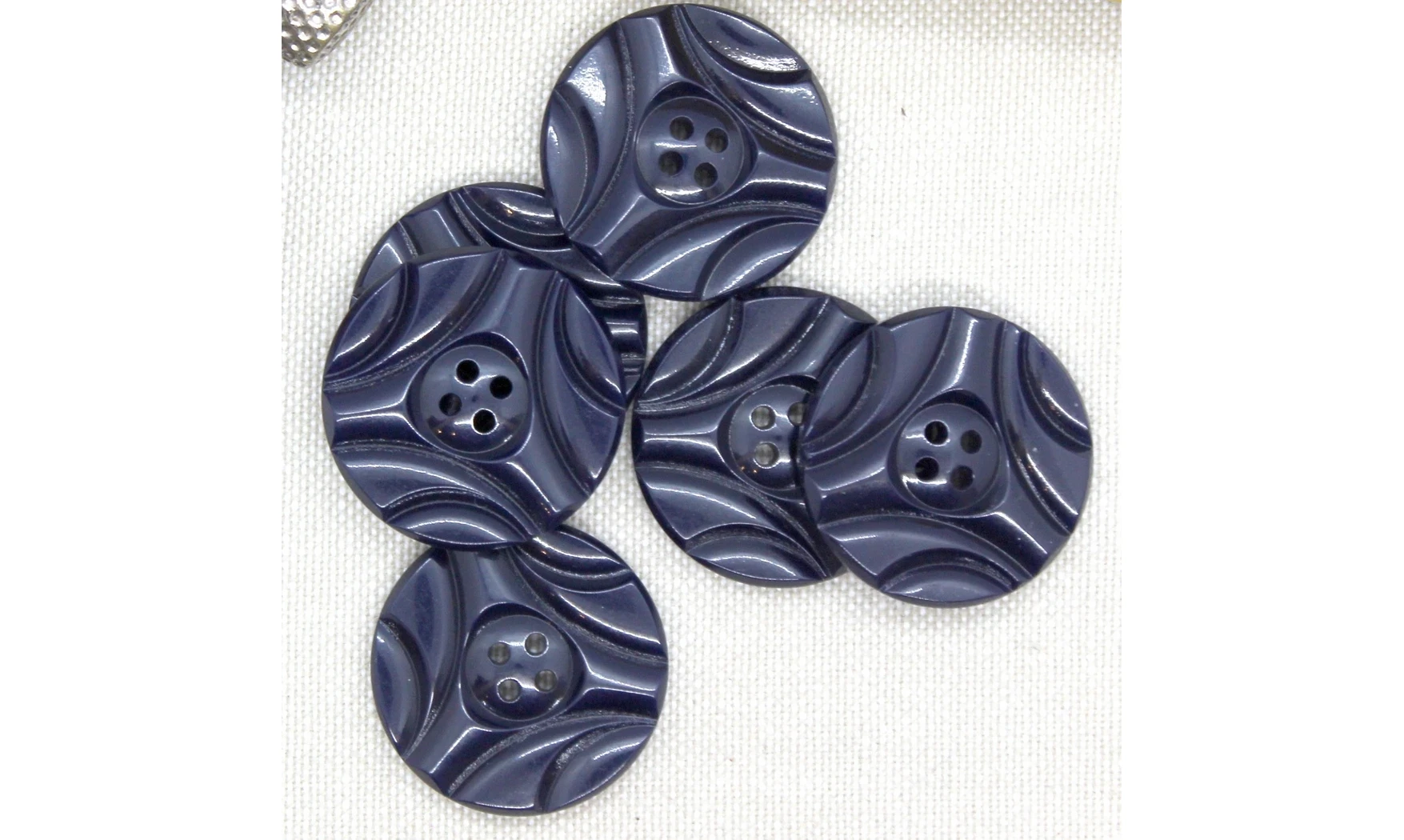 6 boutons / 26,5MM / Noir