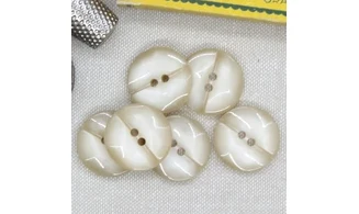 6 boutons / 22MM / Ivoire