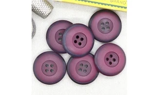 6 boutons / 28MM / Rouge