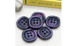 Boutons VINTAGE / 21MM / Violet irisé