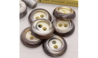 Boutons VINTAGE / 35MM / Brun