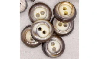 Boutons VINTAGE / 35MM / Brun