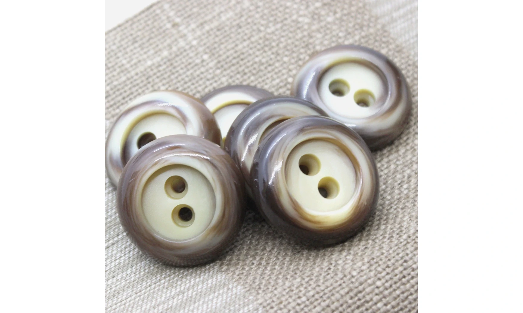 Boutons VINTAGE / 35MM / Brun