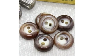 Boutons VINTAGE / 21MM / Brun