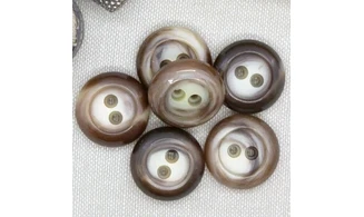 Boutons VINTAGE / 21MM / Brun