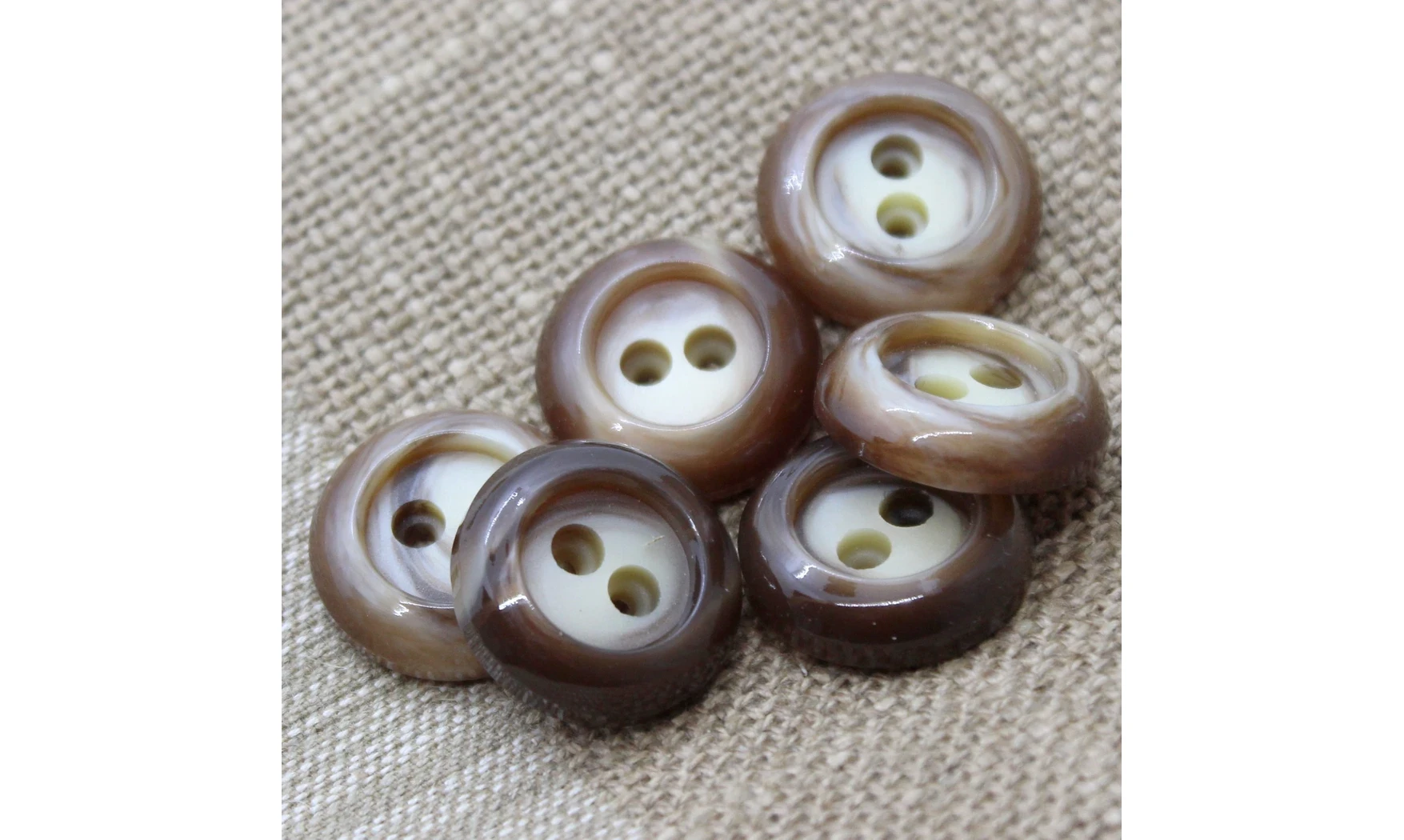 Boutons VINTAGE / 21MM / Brun