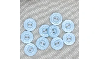 10 boutons / 9MM / Bleu