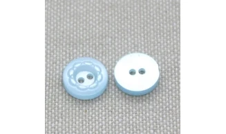 10 boutons / 9MM / Bleu