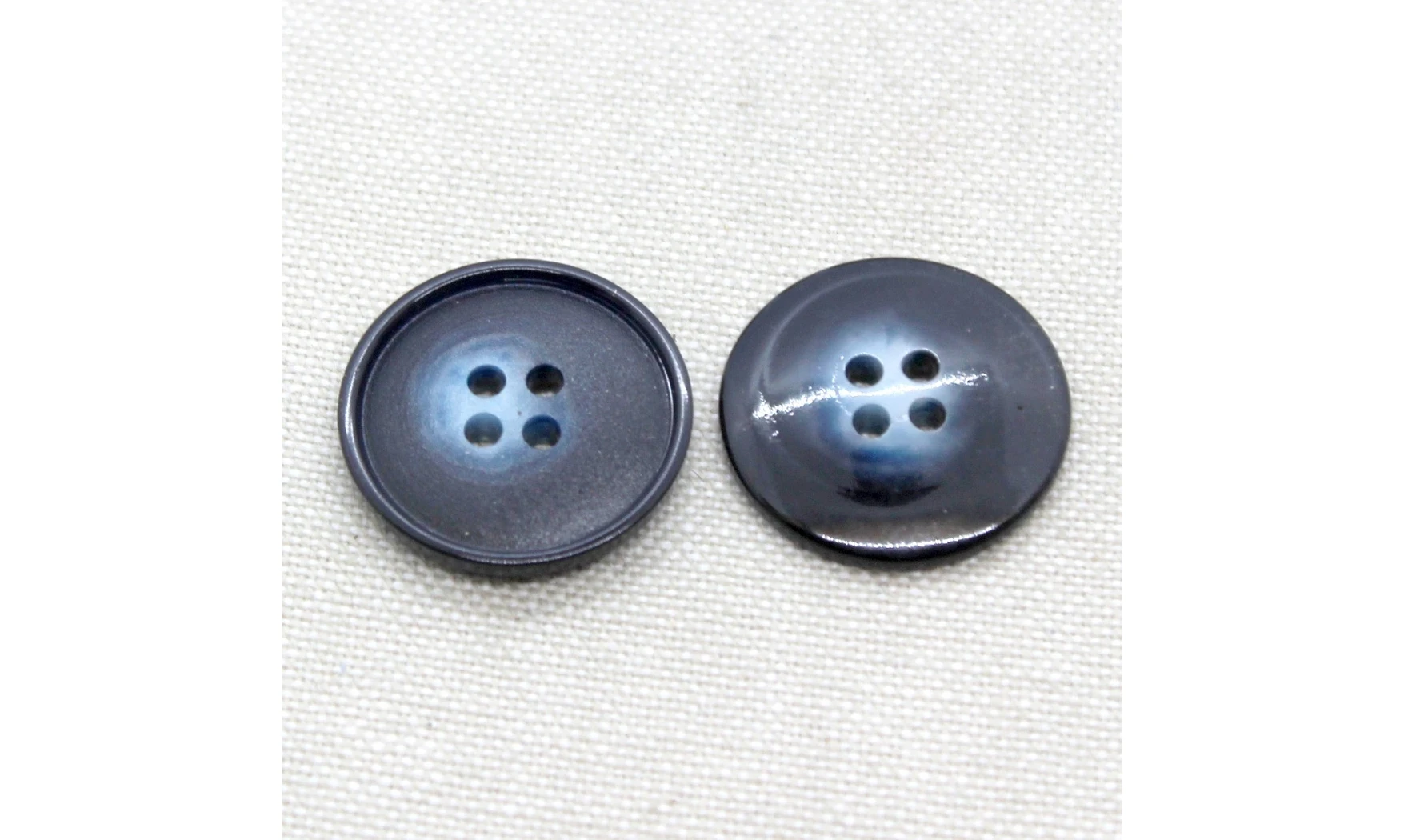 6 boutons / 22MM / Bleu