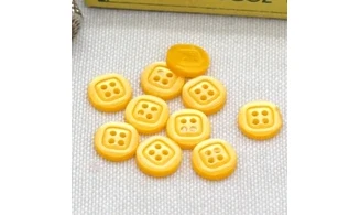 10 boutons / 10MM / Orange