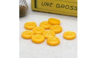 10 boutons / 10MM / Orange