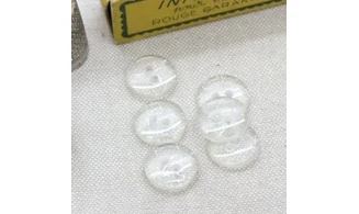Boutons VINTAGE / 14MM / Transparent