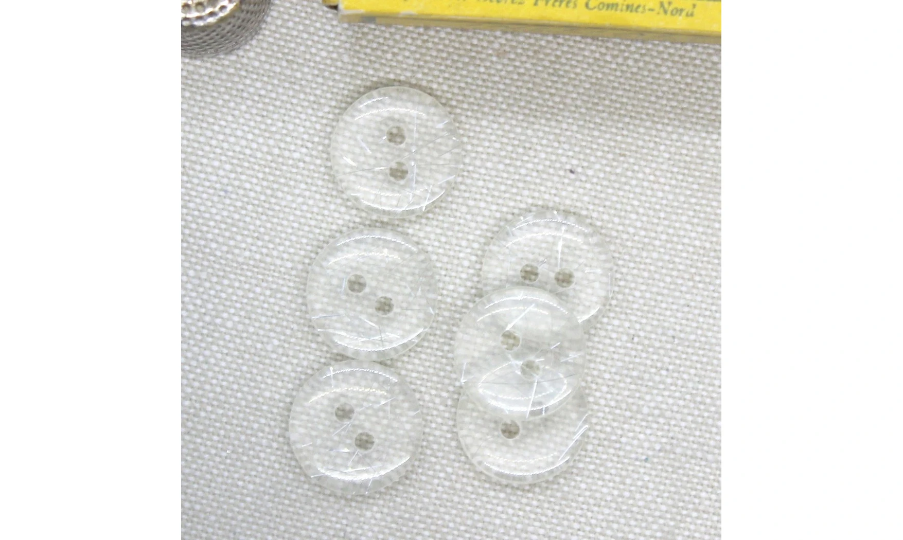 Boutons VINTAGE / 14MM / Transparent