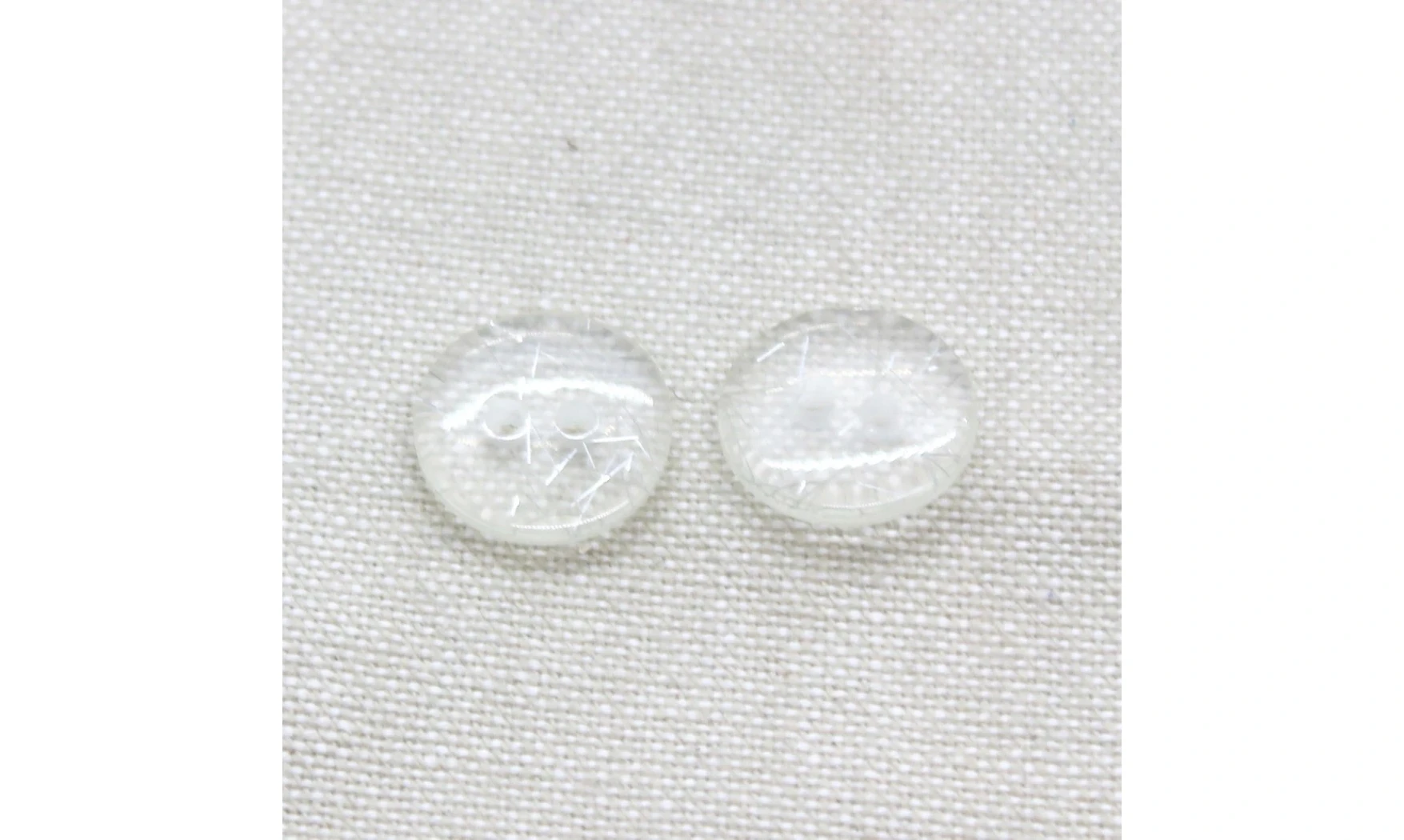 Boutons VINTAGE / 14MM / Transparent