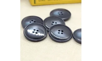 6 boutons / 27MM / Gris