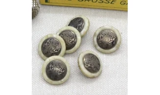 6 boutons / 15MM / "Art déco"
