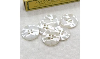 6 boutons / 22MM / Brun "Camouflage"