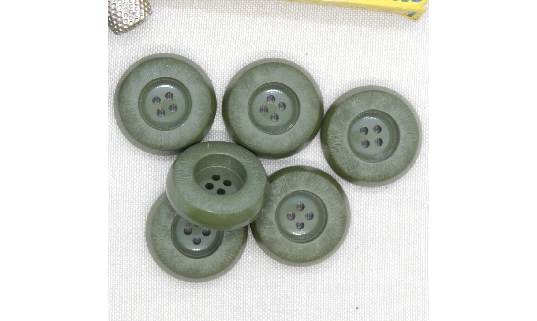 6 boutons / 30MM / Vert