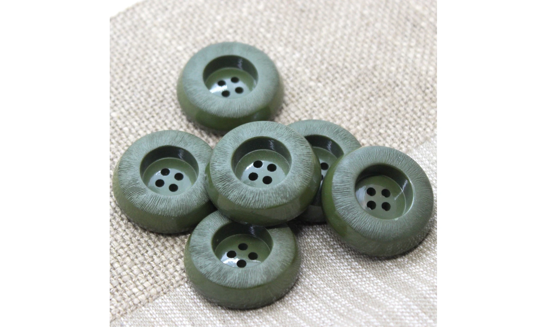 6 boutons / 30MM / Vert