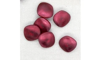 6 boutons / 21MM / Rouge