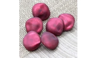 6 boutons / 21MM / Rouge