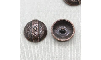 6 boutons / 26MM / Cuivre rouge