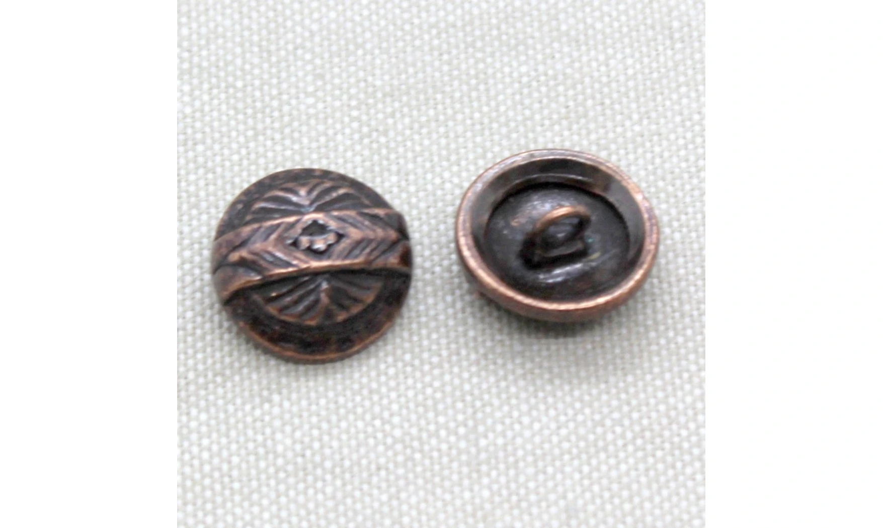 6 boutons / 16MM / Cuivre rouge