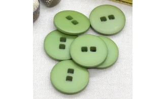 6 boutons / 27MM / Vert Pomme