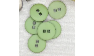 6 boutons / 27MM / Vert Pomme