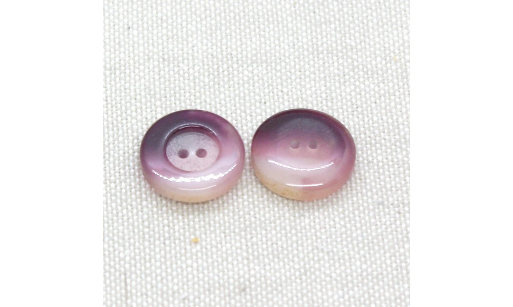 6 boutons / 15MM / Rose dégradé