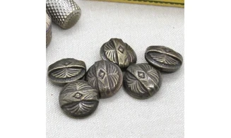 6 boutons / 19MM / Bronze