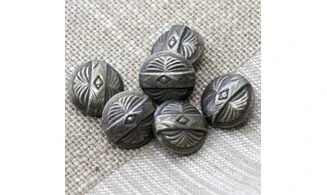 6 boutons / 19MM / Bronze