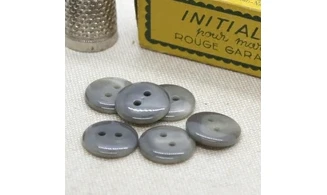 6 boutons / 14MM / Gris