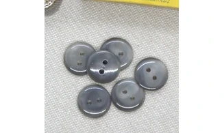 6 boutons / 14MM / Gris