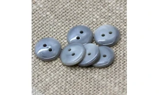6 boutons / 14MM / Gris