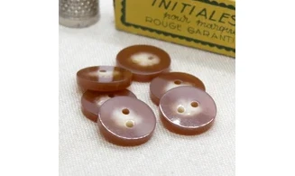 Boutons VINTAGE / 18MM / Brun