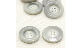 6 boutons / 27MM / Gris