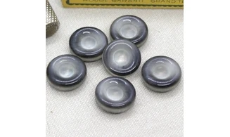 6 boutons / 19MM / Gris souris