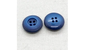 6 boutons / 18MM / Bleu roi