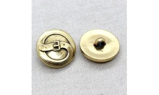 6 boutons / 23MM / Ceinture or