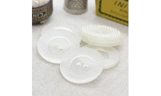 6 boutons / 25MM / Translucide rayé