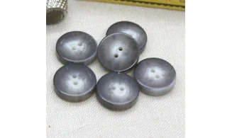 6 boutons / 18MM / Gris "Palet"